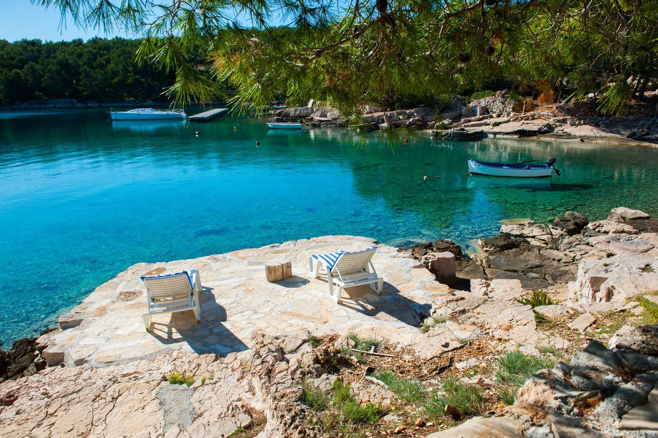 מילנה Luxury Villa Kate - In Lucice Bay With Turquoise Sea, Amazing Seaviews, And Heated Pool מראה חיצוני תמונה